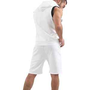 Conjunto Deportivo Multicolor 2026, Chándal Informal con Bloques de Color, Chándal de Poliéster de 2 Piezas, Pantalones Cortos para Hombre, Conjunto Transpirable de Algodón - Product Image 3