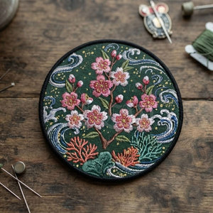 Custom Embroidery <b>Patch</b> Custom Design Embroidered Eco-Friendly Lightweight High Quality OEM <b>Sew</b>-<b>On</b> Canvas Fabric <b>Patches</b> - Product Image 4