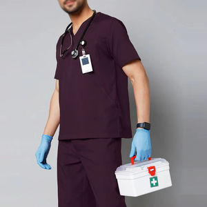 Uniformes Médicos de Nuevo Estilo para Hombres, Uniformes de Enfermería y de Limpieza, Uniformes de Hospital de Poliéster y Algodón - Product Image 3