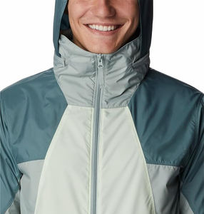 Chaquetas Cortavientos de Nailon Personalizadas al por Mayor, Chaquetas con Capucha de Nailon y Poliéster para Exteriores con Cierre, Chaquetas Cortavientos de Nailon para Hombre - Product Image 5