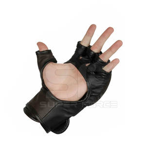 Gants MMA légers pour la pratique des arts martiaux avec poignée antidérapante et trous de ventilation Gants MMA en cuir PU pour le sparring - Product Image 6
