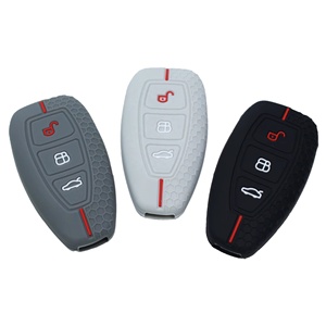 Trung Quốc Nhà sản xuất của tùy chỉnh sang trọng Silicone <span class=keywords><strong>Key</strong></span> Bìa Chất lượng cao chìa khóa xe Fob trường hợp cung cấp bảo vệ tuyệt vời cho Ford - Product Image 3