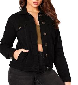 Custom Made Men's Long <b>Stretch</b> <b>Denim</b> Jacket Men Jean Jacket Cotton Blue Winter Plain <b>Denim</b> Jacket for Men Plus Size Breathable - Product Image 3