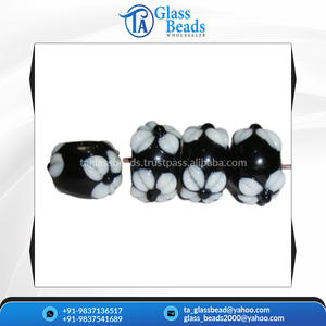 Top Listed Supplier's 14 mm Colorful Flower Glass Lampwork <b>Beads</b> for DIY Jewelry Making Crystal Material Best Price - Product Image 6