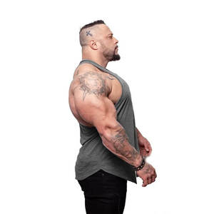 New Summer Brand Cotton Tank Tops for <b>Men</b> Sports Fitness <b>Vest</b> Sleeveless Sling Shirt Undershirt for <b>Running</b> Gym Use - Product Image 2