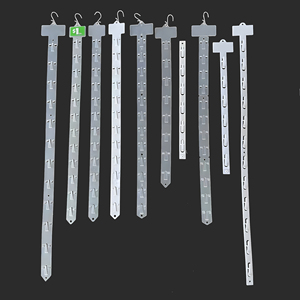 <b>Plastic</b> Eco-friendly Hanging Merchandise Display s with S <b>Hooks</b> 10-17.9 lb Capacity for Supermarket Retail - Product Image 5