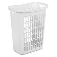 Atacado Preço barato Compact Laundry Basket/Hamper, Plastic Storage Basket/Organizer com alças de elevação fácil