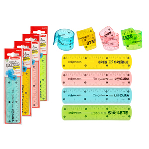 Righello flessibile da 15cm per ufficio e scuola - Product Image 1