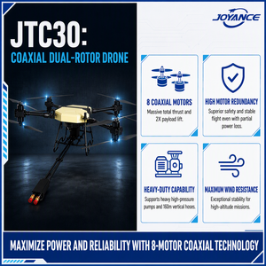โดรนทำความสะอาดแบบโคแอกเชียล JTC30 เครื่องฉีดน้ำแรงดันสูงสำหรับทำความสะอาดกระจก  ยูเอวี อุปกรณ์ภายนอกอาคารสำหรับบริการบำรุงรักษาทรัพย์สิน - Product Image 2