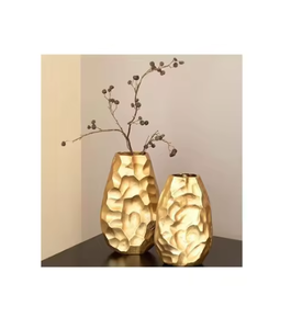 Vases à fleurs en métal au design moderne Vase décoratif de pièce maîtresse de table pour la décoration de fêtes et d'événements de mariage d'hôtel à la maison - Product Image 4