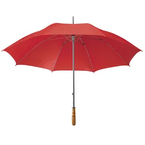 Ombrello Promozionale da Golf Personalizzato con Accessori in Acciaio e Legno - Product Image 4