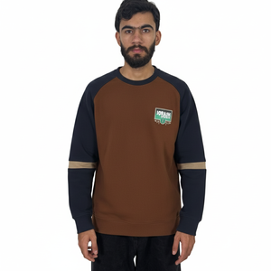 Sudadera para Hombre al por Mayor, Cuello Redondo Informal, Manga Larga, Felpa de Algodón, Logotipo Personalizado, Sudadera Básica de Moda - Product Image 1