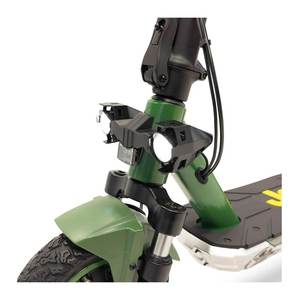 Trottinette électrique JAD Advanced Safety (36V 400W ; roue de 10 pouces) noire et verte JE MO 240003 avec GPS intelligent et localisateur - Product Image 5