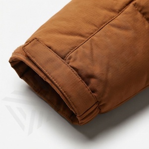Wholesale Puffer Jacket <b>Men's</b> Nylon Polyester Custom Logo Winter Coat Hooded Down Warm Parka Thicken Casual Thermal - Product Image 6