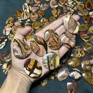 Piedra Preciosa de Jaspe Natural de Grado AAA, Cabujón de Ágata Verde 100%, Forma Mixta, Fabricación de Joyas, Piedras Preciosas Sueltas al por Mayor, Tercera Calidad - Product Image 3