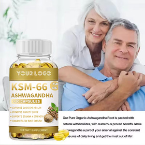 Servicio de fabricación OEM Suplemento de hierbas Extracto de raíz de Ashwagandha Cápsulas blandas Apoya la claridad mental Estamina y el refuerzo de energía - Product Image 6