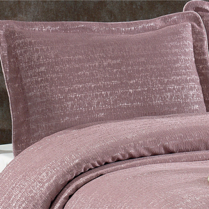 Guzide Masal Dried Rose4-Piece Customized Classic Luxury Home <b>Bedspread</b> <b>Set</b> 100% Chenille Organic Woven Striped Washable Ant - Product Image 2
