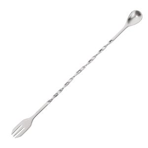 Top Selling Muddling Tool Set Grooved Sheesham Wooden Head Muddler Bar Mixing <b>Spoon</b> With Garnish Fork Peg <b>Measure</b> Set of 3 - Product Image 2