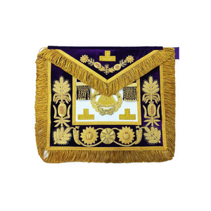 Past Master Mason Masonic <b>Apron</b> With Gold Embroidery Custom Own Design Master Masonic <b>Apron</b> - Product Image 1