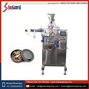 Best Quality Automatic Snus Powder <b>Machine</b> Indian Manufacturer's Mechanical Food <b>Machine</b> Paper Pouches Sachets Cans Engine - Product Image 2