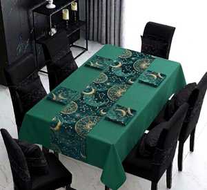 Mantel Moderno Personalizado de Mezcla de Poliéster Satinado Premium - Resistente a las Manchas e Impermeable, Tamaño Personalizado, para Uso Doméstico y en Restaurantes - Product Image 2