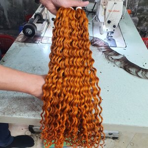 ผมแท้แบบชาวเวียดนามผมแท้สีส้มตรงยาว19วินาทีเครื่องทอสองชั้น100กรัม - Product Image 4