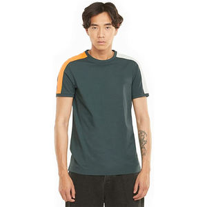 Camiseta de Cuello Redondo de Algodón Liso para Hombre, Estilo Clean, Personalizable, Proveedor de Fábrica - Product Image 5