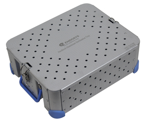 CareKIT Bandeja LSCS de aluminio anodizado Fuente de alimentación manual Reutilizable ISO13485 Certificado Clase I Juego de instrumentos esenciales para - Product Image 1