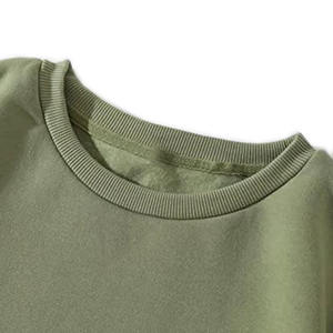 Jersey de manga larga informal multicolor personalizado, sudadera cómoda de punto básico liso en blanco para mujer, conjunto alto personalizado a la moda - Product Image 2