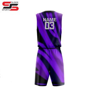 Reversible Malla Baloncesto Jersey Uniforme Venta al por mayor Equipo en blanco Baloncesto Uniforme Característica Secado rápido Servicio Oem - Product Image 2