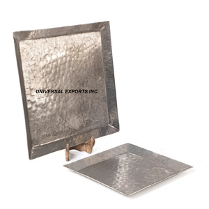 Sustainable Shiny Polished Stainless Steel <b>Chocolate</b> Tray Classic Stylish <b>Fancy</b> New Tableware Decorative <b>Chocolate</b> Platter - Product Image 3