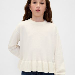 Blusa de Algodón de Alta Calidad para Niñas con Diseño de Volantes, Personalizable con Logotipo, Ropa Infantil Elegante - Product Image 3