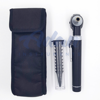 Top Selling Manual Fiber Optic LED Pocket Size ENT Diagnostic Otoscope 4X Magnifying Glass Lens Ear Examination System CE