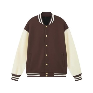 แจ็กเก็ตสไตล์คลาสสิกย้อนยุคสำหรับนักศึกษาเสื้อแจ็กเก็ตลายควิลท์ปักลายวิทยาลัยแจ็กเก็ตสำหรับผู้ชาย - Product Image 4