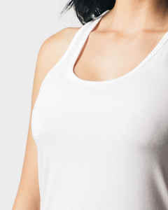 Vente en Gros Femmes Débardeurs Solides Femmes Sans Manches Débardeurs Avec Logo Personnalisé - Product Image 5