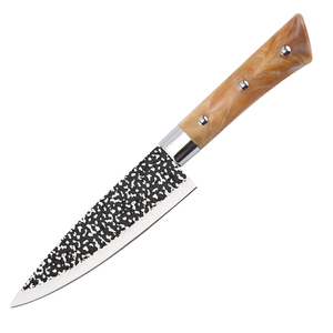 Couteau de cuisine personnalisé en gros de 6 pouces avec lame tranchante en acier inoxydable pour couper la viande fruits légumes chef - Product Image 5