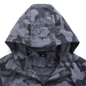 Veste Softshell Unisexe Légère et Imperméable en Toile Standard avec Fermeture Éclair 100% Polyester pour Randonnée et Activités de Plein Air, Modèle OEM Personnalisé 2026 - Product Image 5