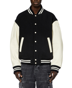 Vestes de baseball universitaire personnalisables pour hommes manteaux de sport décontractés professionnels de grande taille en toile vierge personnalisée - Product Image 1