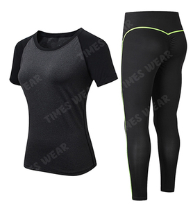 Ensemble de vêtements de Sport pour femmes, survêtement de Yoga, Leggings et Top de gymnastique, Fitness, vêtements de Sport - Product Image 5
