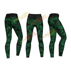 Leggings de yoga haut de gamme à taille haute AND1 Design en Spandex/Polyester avec poches souples et couches à séchage rapide - Product Image 6