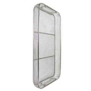 Meilleure vente de plateaux en maille avec couvercle 250x170x70mm plateau en maille en acier inoxydable allemand pour une utilisation pendant le lavage panier de stérilisation - Product Image 5
