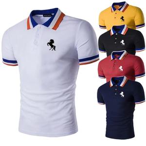Usine en gros à la mode hommes polos personnalisés 100% coton logo de marque personnalisé décontracté séchage rapide nouveau Design promotionnel - Product Image 4