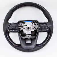 Volant de voiture en bois CE CUSTOM pour Toyota Hilux Fortuner Camry Land Cruiser GR86 GT86 Corolla Hiace Mark X Prado 120