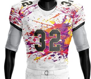 Camiseta y uniforme de fútbol americano para niños y adultos jóvenes Impresión por transferencia de calor 100% poliéster Ropa de fútbol personalizada - Product Image 6