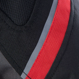 Veste Motard Homme Textile Moto Noir Gris & Rouge Imperméable Touring Coupe-Vent Moto Textile Aventure - Product Image 3