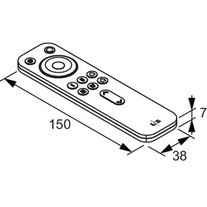 Interruptor de Control Remoto LED Serie Frankfurt de 4 Canales Blanco por L&S - Product Image 3