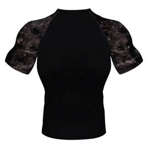Rashguard เสื้อรัดรูปแขนสั้นสำหรับผู้ชาย BJJ gymwear แห้งเร็วฝึกซ้อม - Product Image 6