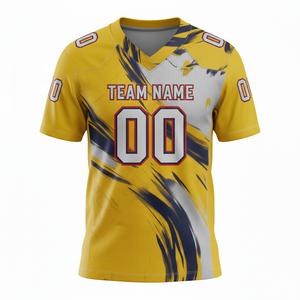 Maillot de football américain sublimé personnalisable, respirant, avec emplacement pour logo avant - Product Image 4