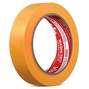 เทปปิดขอบวาชิเทค พรีเมี่ยม โกลด์เครป 3808 ขนาด 50 เมตร ความกว้าง 18 มม. สีส้มเรียบ แบบม้วน บรรจุ 12 ม้วน/แพ็ค - Product Image 3