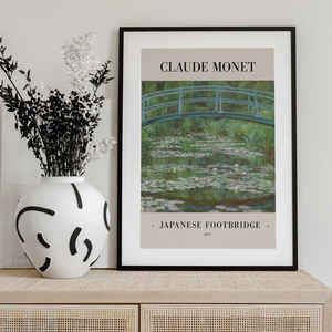 Conception moderne de passerelle japonaise de 1899 par Claude Monet - Product Image 3